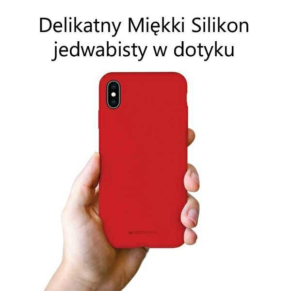Силиконов калъф Mercury Samsung S22+ S906czerwony, червен