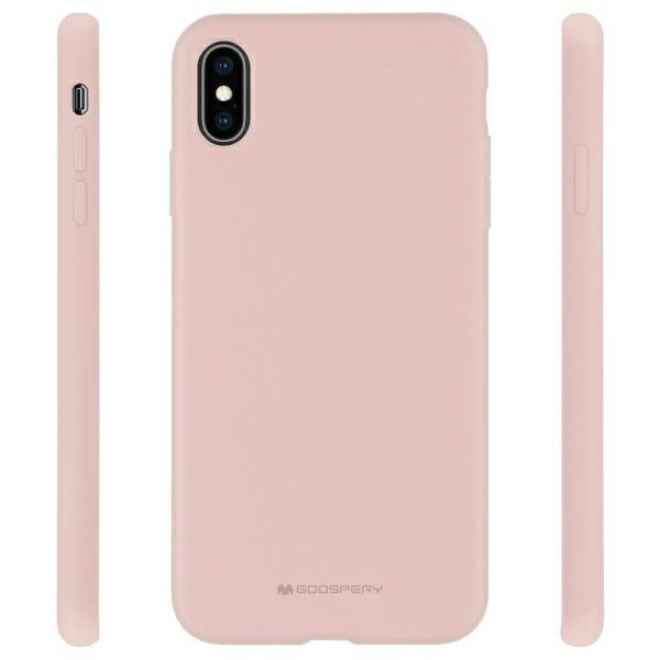 Силиконов калъф Mercury Samsung A325 A32 4G LTE за смартфон, розово-пясъчен