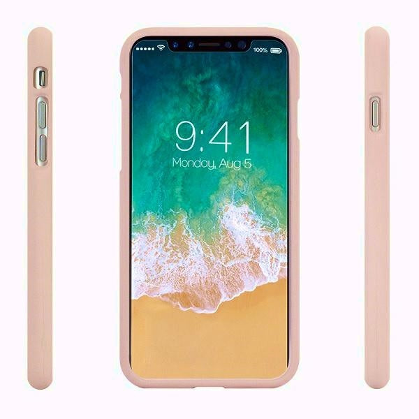 Силиконов калъф Mercury Soft Samsung S22 Ultra S908, розово-пясъчен