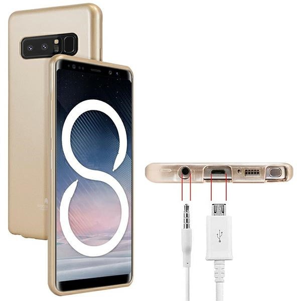 Силиконов калъф Mercury Jelly Case за iPhone 14 Pro 6.7", златен