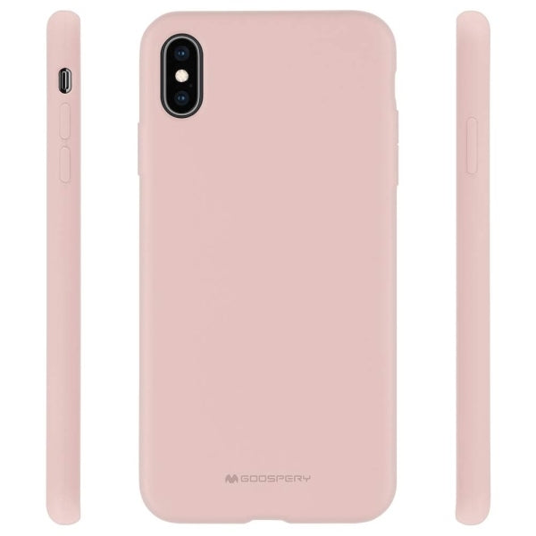 Силиконов калъф Mercury за iPhone 14 Pro 6,1", розово-пясъчен