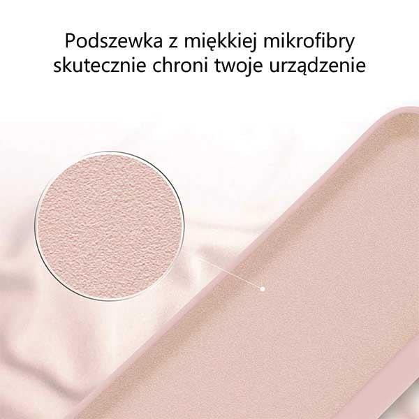 Силиконов калъф Mercury за iPhone 14 Pro 6,1", розово-пясъчен