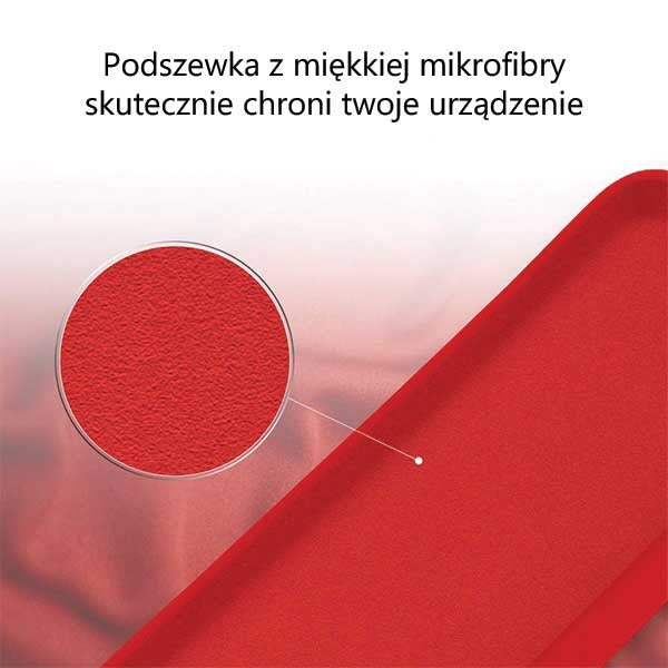 Силиконов калъф Mercury за iPhone 14 Pro 6,1", червен