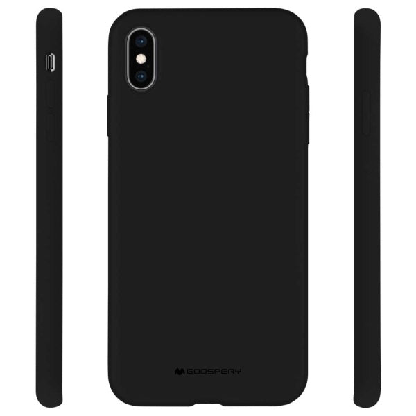 Силиконов калъф Mercury за iPhone 14 Plus6.7", тъмносин
