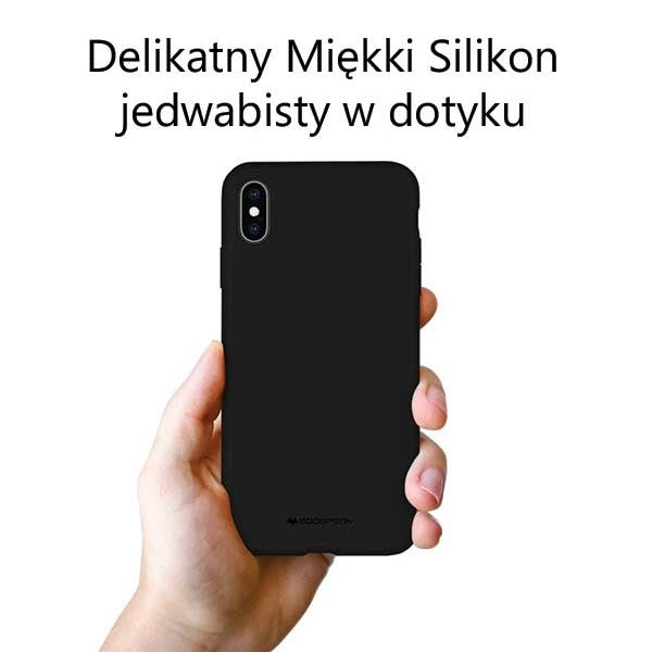 Силиконов калъф Mercury за iPhone 14 Plus6.7", тъмносин