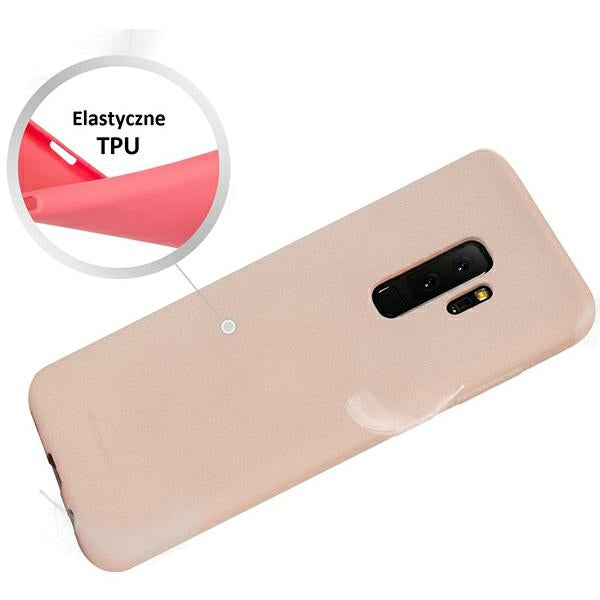 Силиконов калъф Mercury за iPhone 15 Pro Max 6,7", розов пясък