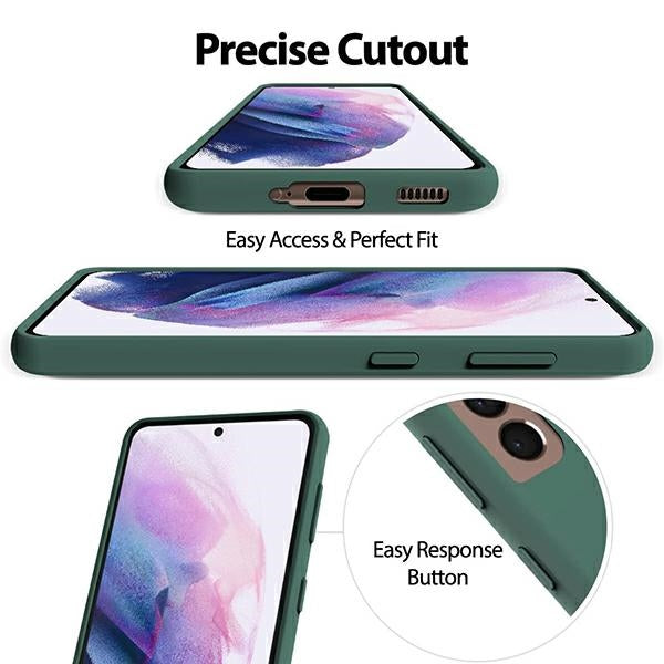 Силиконов калъф Mercury за iPhone 15 Plus6.7", зелен