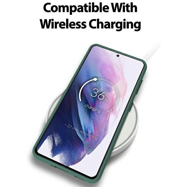 Силиконов калъф Mercury за iPhone 15 Plus6.7", зелен