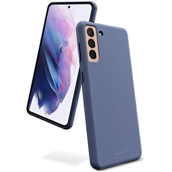 Силиконов калъф Mercury за iPhone 15 Pro 6,1", лилав
