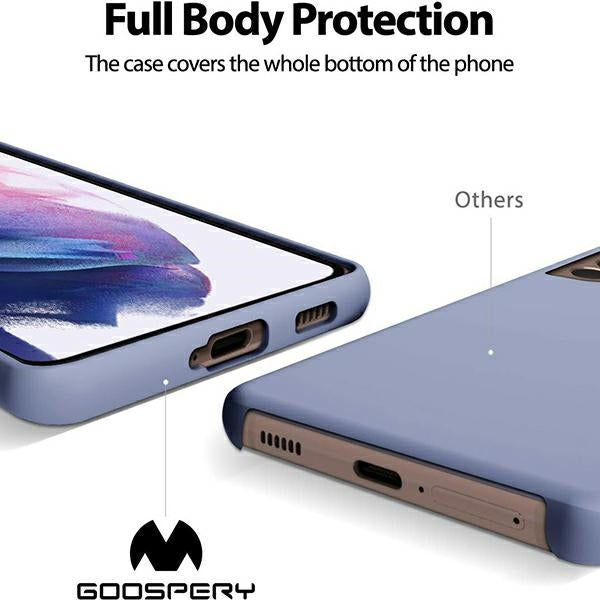 Силиконов калъф Mercury за iPhone 15 Pro Max 6,7", лилав
