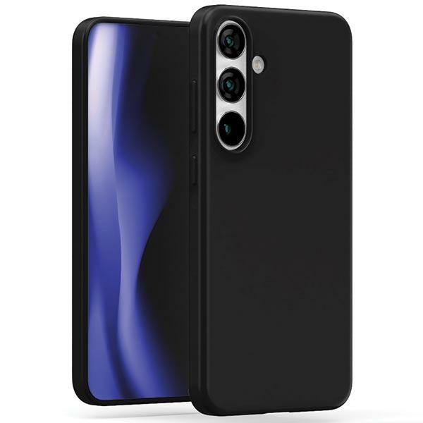 Силиконов калъф Mercury за Samsung Galaxy S24+, черен