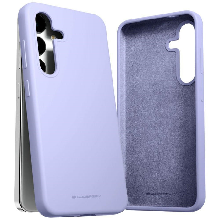 Силиконов калъф Mercury за Samsung S24, лилав