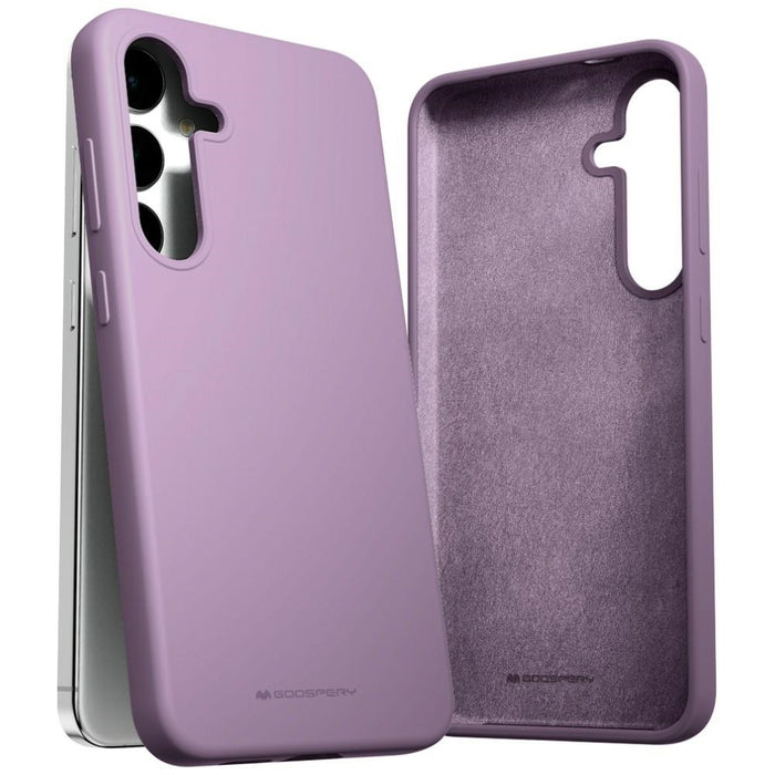 Силиконов калъф Mercury за Samsung Galaxy S24+, лилав