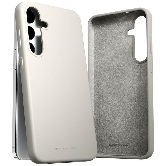 Силиконов калъф Mercury за Samsung Galaxy S24+, сив