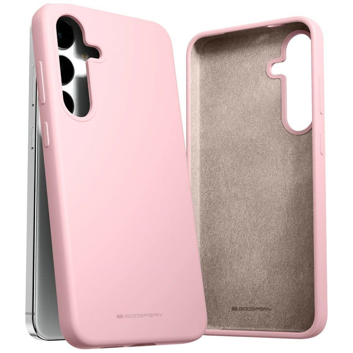 Силиконов калъф Mercury S24+ S926, розово-пясъчен