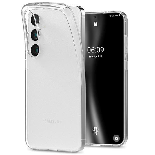 Силиконов калъф Mercury Jelly Clear за Samsung Galaxy S24+, прозрачен