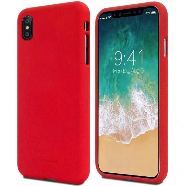 Силиконов калъф Mercury Soft за Samsung, червен