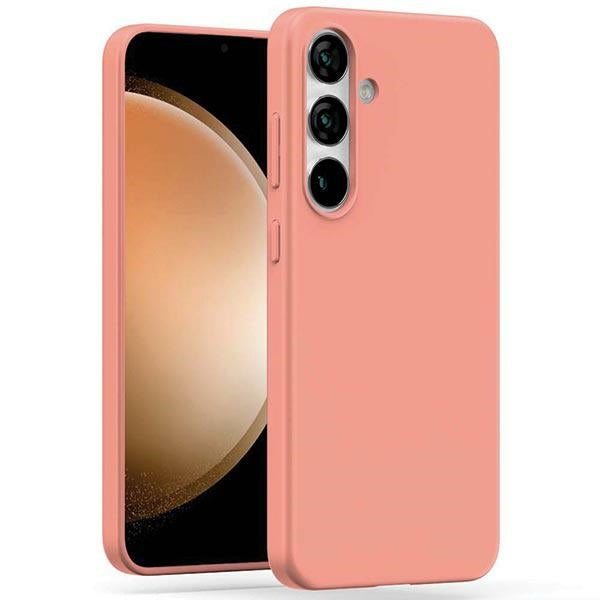 Силиконов калъф Mercury S711 за Samsung Galaxy S23 FE, светлорозов