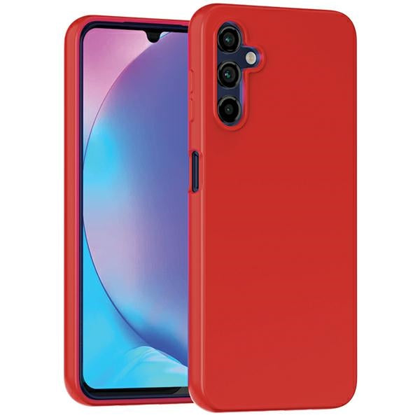 Силиконов калъф Mercury за Samsung Galaxy A15, червен