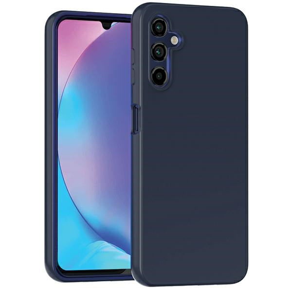 Силиконов калъф Mercury Soft Sam A15 4G/5Gniebieski, тъмносинен