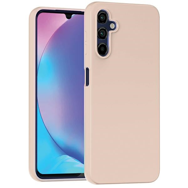 Силиконов калъф Mercury Soft Sam A25, розово-пясък