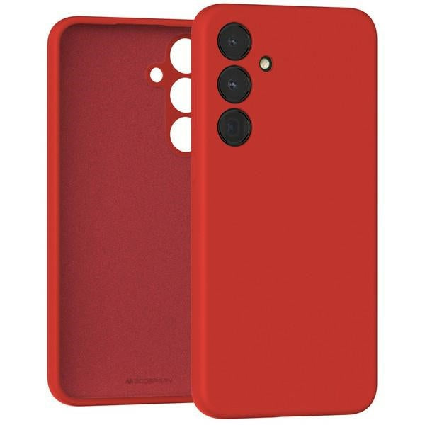 Силиконов калъф Mercury M0 A15 M2/M1 за смартфон, червен