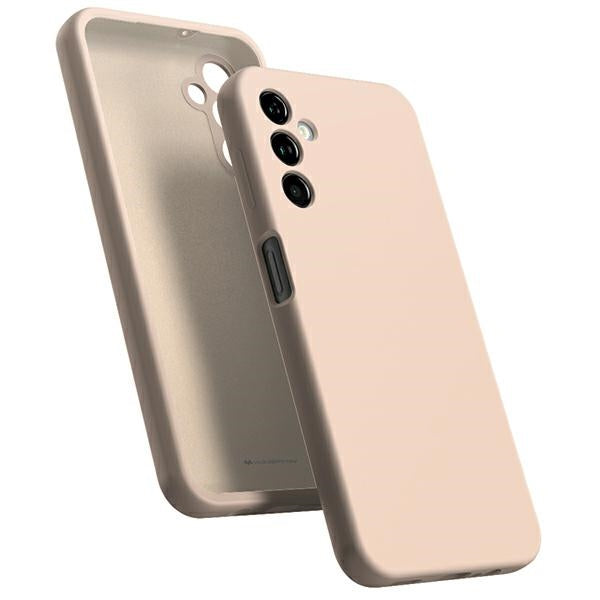 Силиконов калъф Mercury Samsung A15 4G, розово-пясъчен