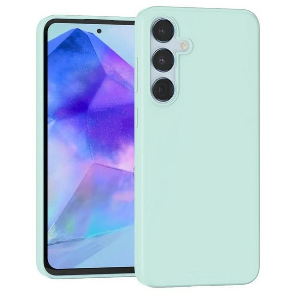 Силиконов калъф Mercury за Samsung Galaxy A55, мента