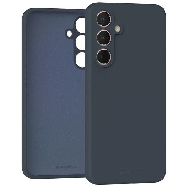 Силиконов калъф Mercury за Samsung A35, тъмносин