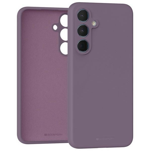 Силиконов калъф Mercury за Samsung Galaxy A55, лилав
