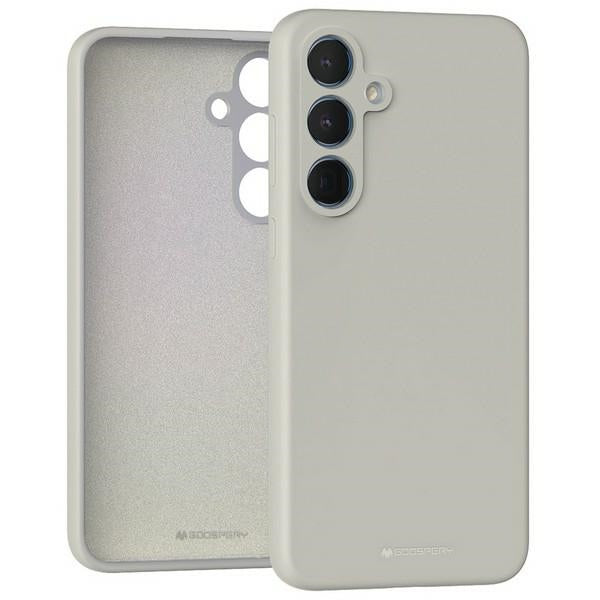 Силиконов калъф Mercury за Samsung Galaxy A55, каменно сив