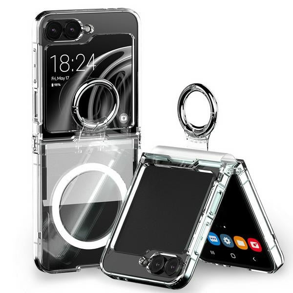 Калъф Mercury MagSafe Pro Ring Flip6 F741 / Z Flip7 FE, прозрачен