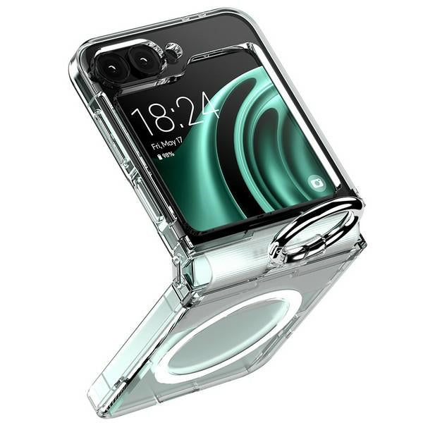 Калъф Mercury MagSafe Pro Ring Flip6 F741 / Z Flip7 FE, прозрачен