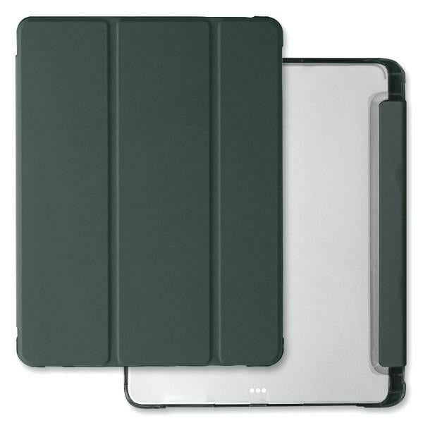 Калъф Mercury Clear Back Cover за iPad Pro 11 M4 2024 / M5 2025, тъмнозелен