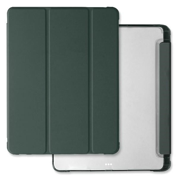 Калъф Mercury Clear Back Cover за iPad Pro 13 M4 2024 / M5 2025, тъмнозелен