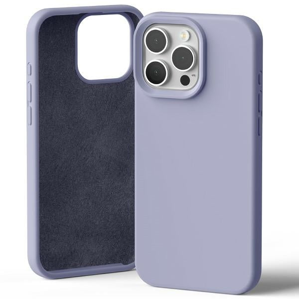 Силиконов калъф Mercury за iPhone 16 Pro Max 6,9", лилав