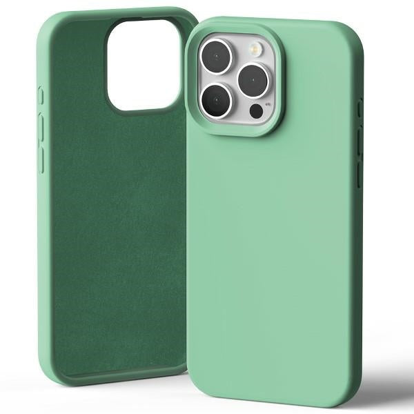 Силиконов калъф Mercury за iPhone 16 Pro Max 6,9", зелен