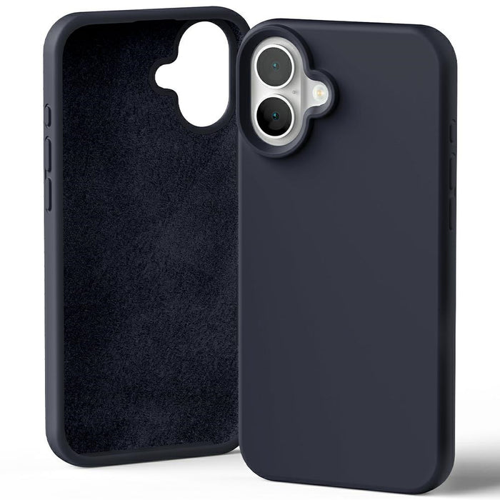 Силиконов калъф Mercury за iPhone 16 6,7", морско син