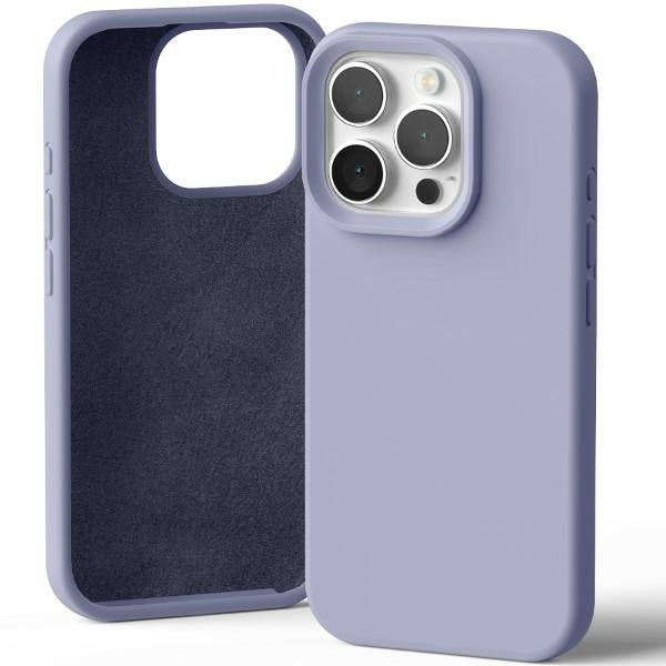Силиконов калъф Mercury за iPhone 16 Pro 6,3", лавандула