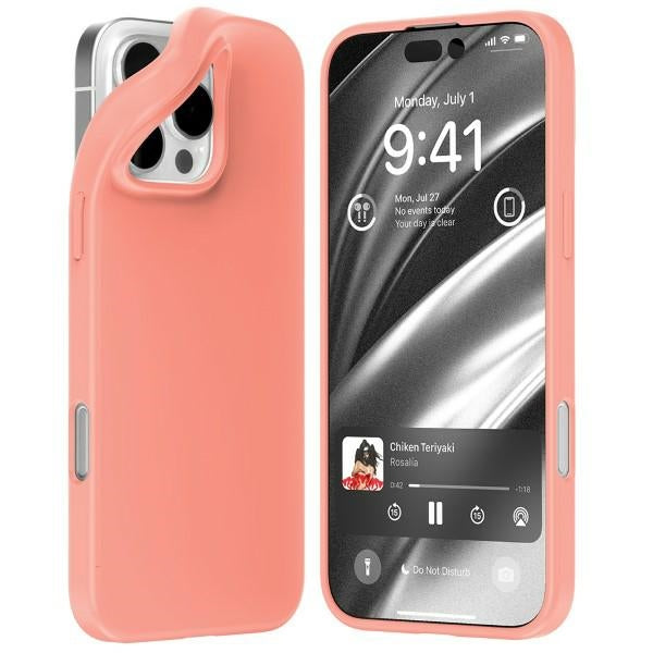 Силиконов калъф Mercury за iPhone 16 Pro Max 6,9", розов