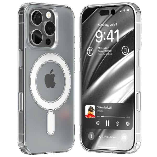 Калъф Mercury etui MagSafe Jelhard за iPhone 16Pro 6,3", прозрачен
