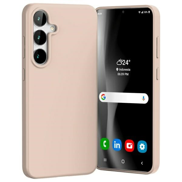 Силиконов калъф Mercury Soft Samsung S24 FE S721 за Samsung Galaxy S24 FE, розов