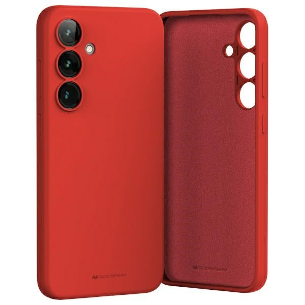 Силиконов калъф Mercury Samsung A16 A166, червен
