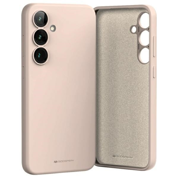 Силиконов калъф Mercury Samsung A16 A166, розов пясък