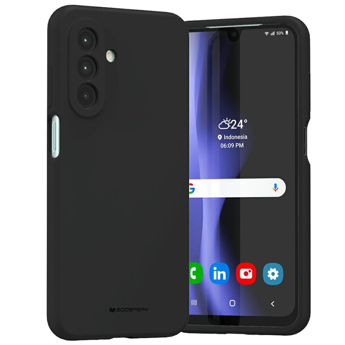 Силиконов калъф Mercury за Samsung Galaxy A26, черен