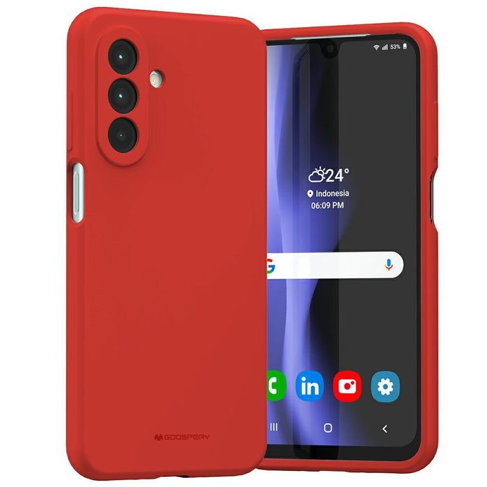 Силиконов калъф Mercury за Samsung Galaxy A26, червен