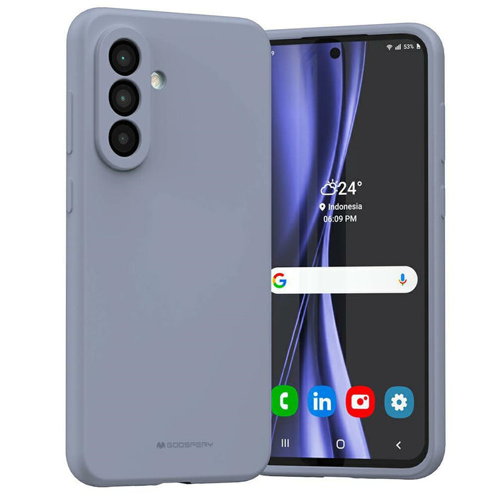 Силиконов калъф Mercury за Galaxy A36, лилав