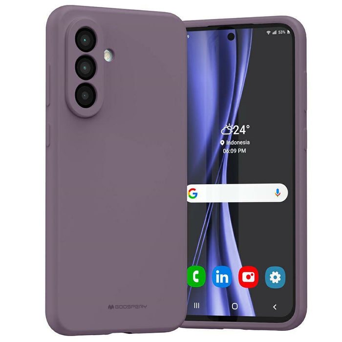 Силиконов калъф Mercury за Samsung Galaxy A56, лилав