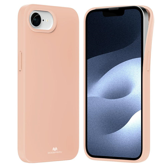 Калъф Mercury Soft за iPhone 16e / 17e, розово-пясъчен