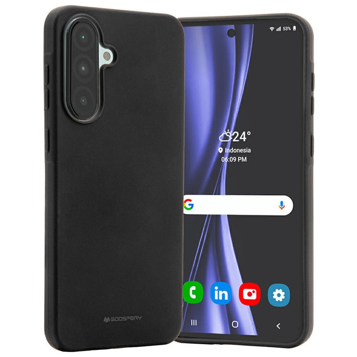 Софтнен калъф Mercury Soft за Samsung Galaxy A36, черен